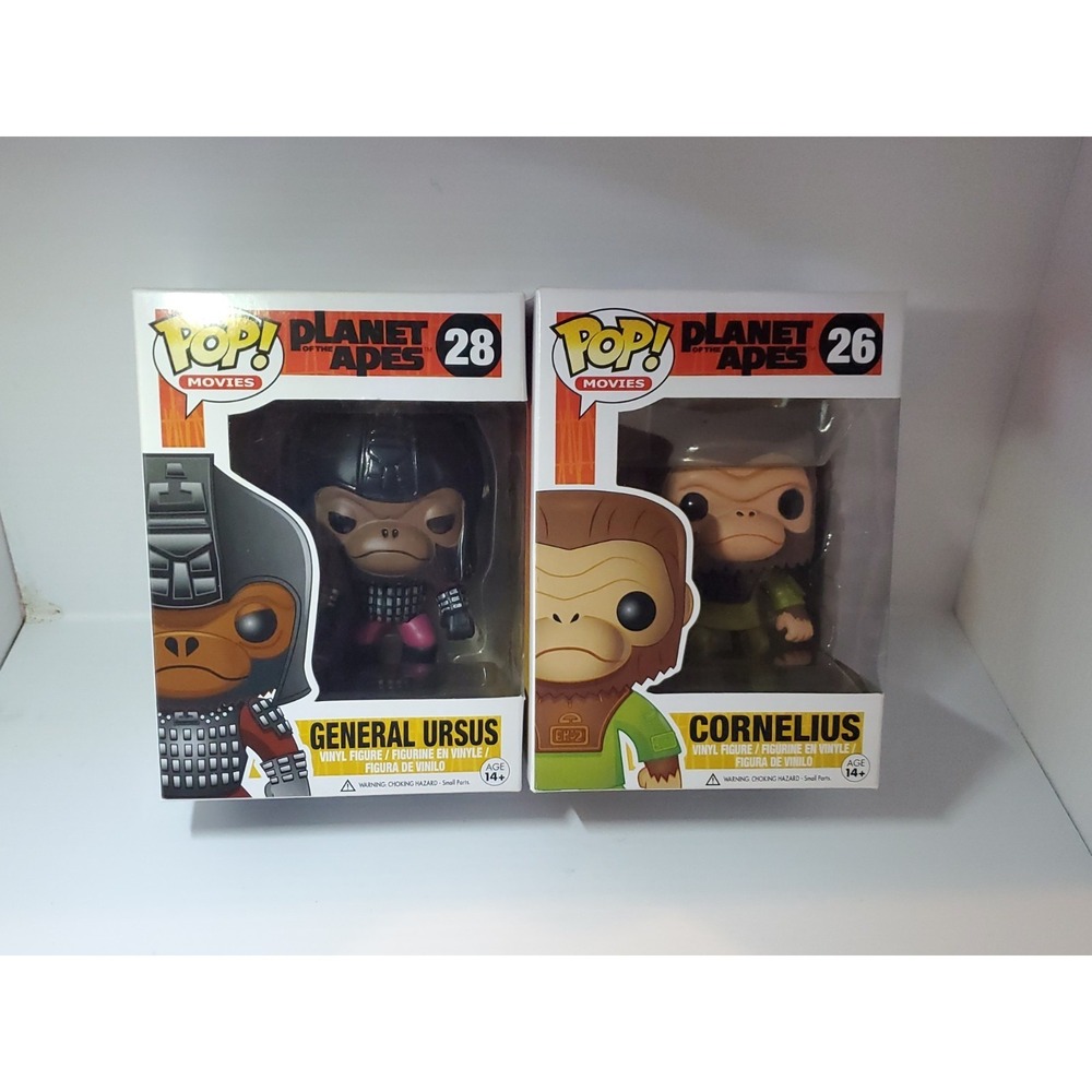 Funko POP Movie General Ursus #28 Cornelius #26 Planet of The Apes